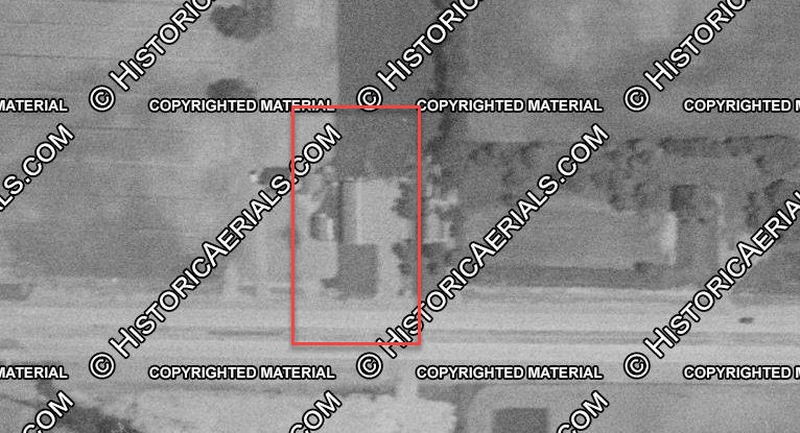 El-Bert-A Motel & Coffee Shop - 1957 Aerial (newer photo)